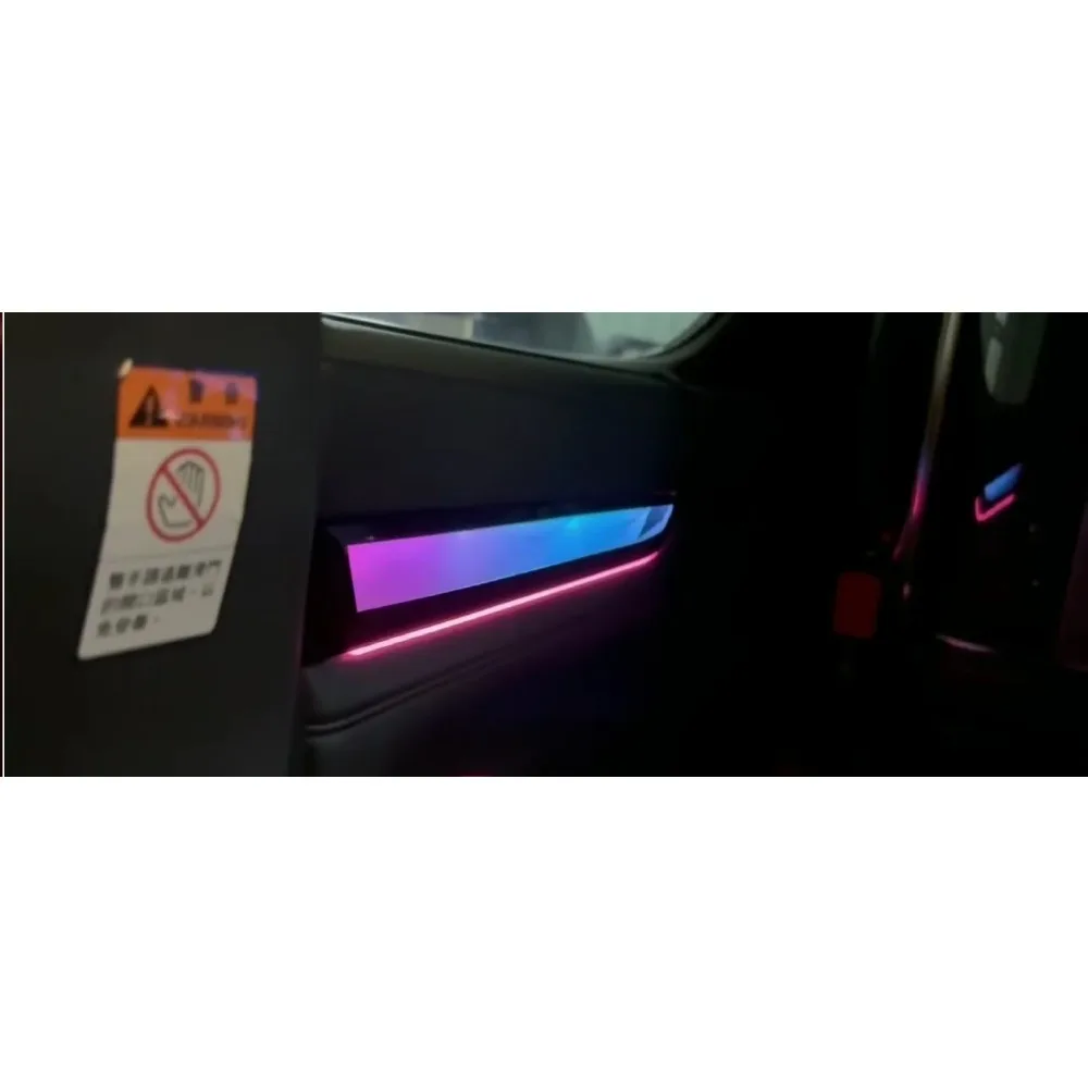 

Обновление Crystal ICarsin, 256 цветов, светодиодное освещение салона автомобиля для Toyota Alphard 2015-2023, аксессуары для полос RHD/LHD