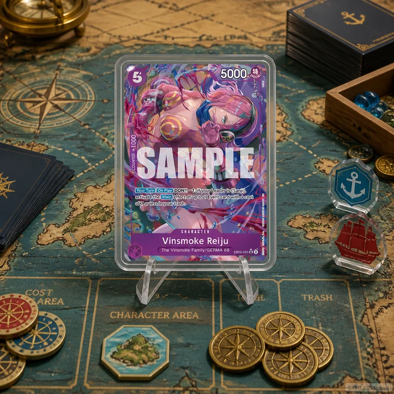 Vinsmoke Reiju EB03-031 en DIY OPCG Collection Cards Self Made Single Card Classic Game Anime Card Gift Toy 5PCS 10PCS Set