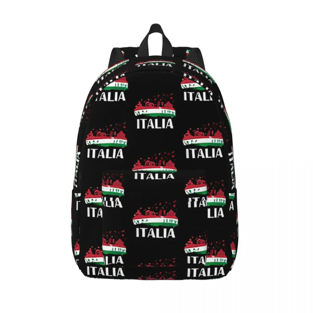 

Italy Flag Italia Proud With National Symbols Backpack High School Business Daypack for Men Women Laptop Computer Shoulder Bag