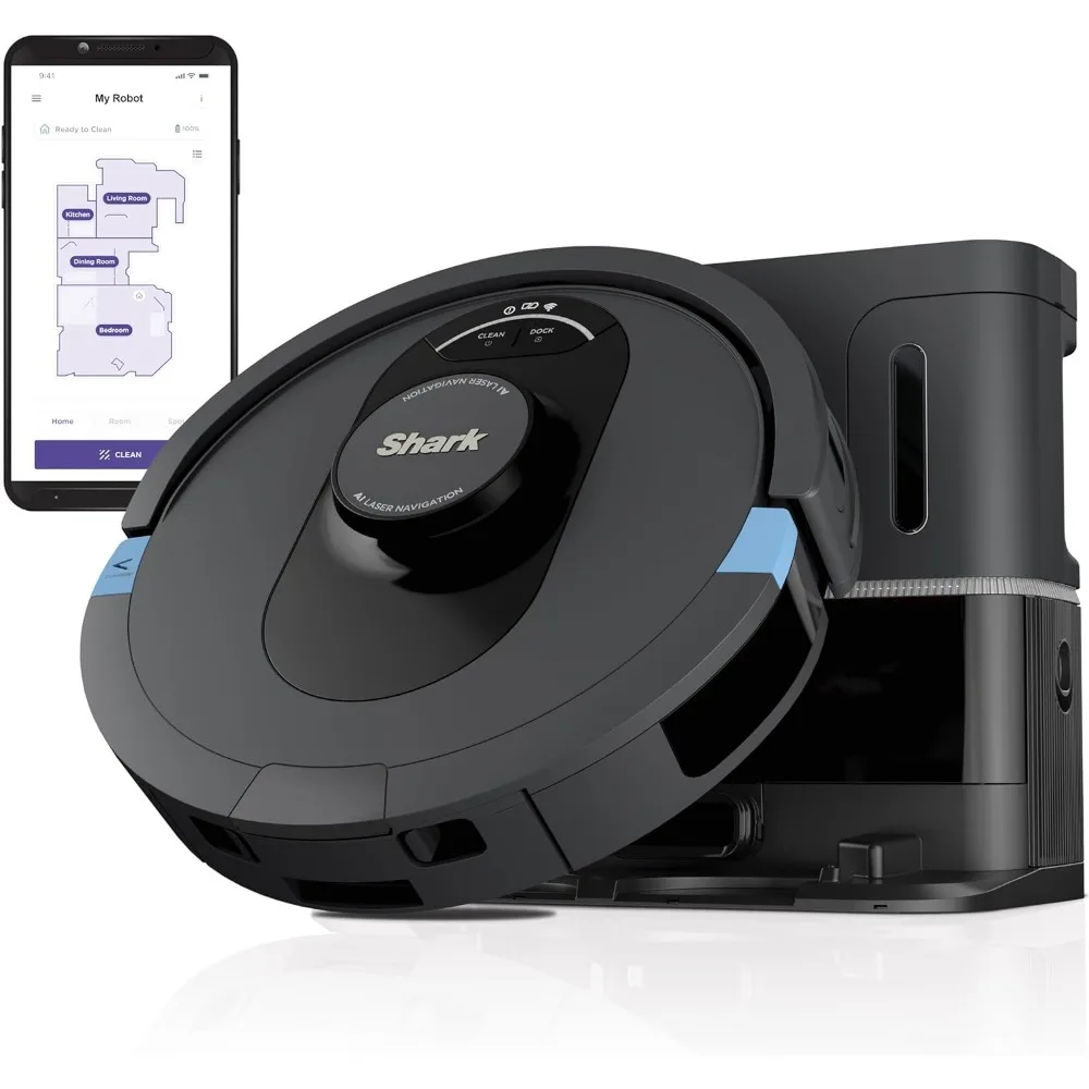 

AI Ultra Robot Vacuum, with Matrix Clean, Home Mapping, 30-Day Capacity HEPA Bagless Self Empty Base,
