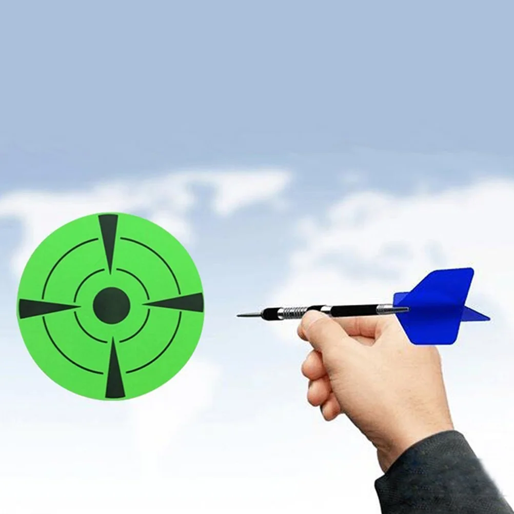 

125pcs 2 Rolls Target Stickers Fluorescent Circle Labels Self-Adhesive Pasters For Sports Spot Practical Shooting Accessories