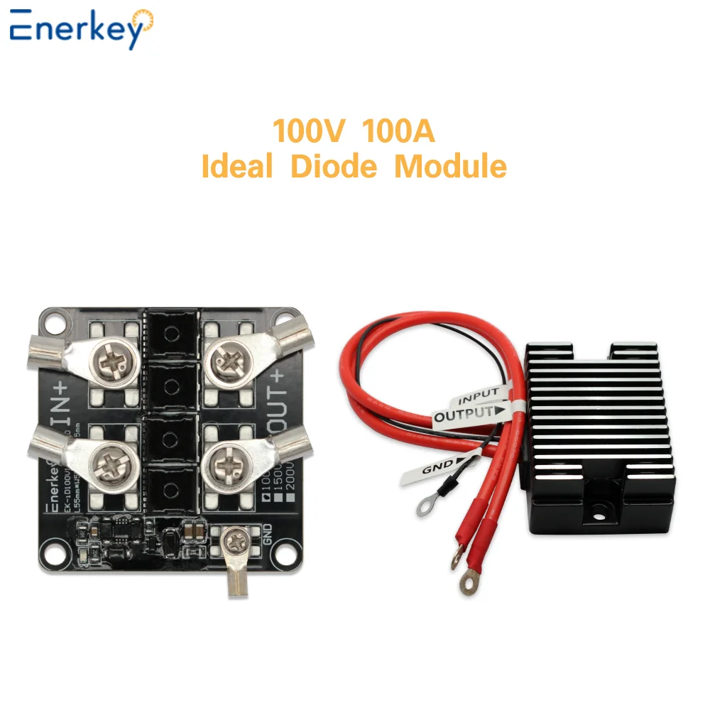 Enerkey Ideal Diode 100V 100A Sufficient Current Photovoltaic Solar Base Station Industrial Control Redundancy Switching