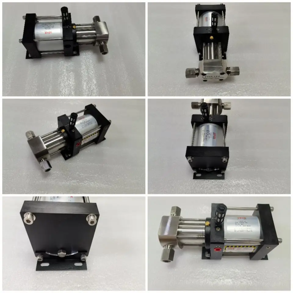 USUN Model:M25 100-200 Bar Output portable air driven hydro test pump