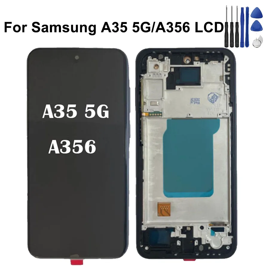 Дисплей Super AMOLED для Samsung A35 5G (A356B A356E A356U) с сенсорным экраном и дигитайзером