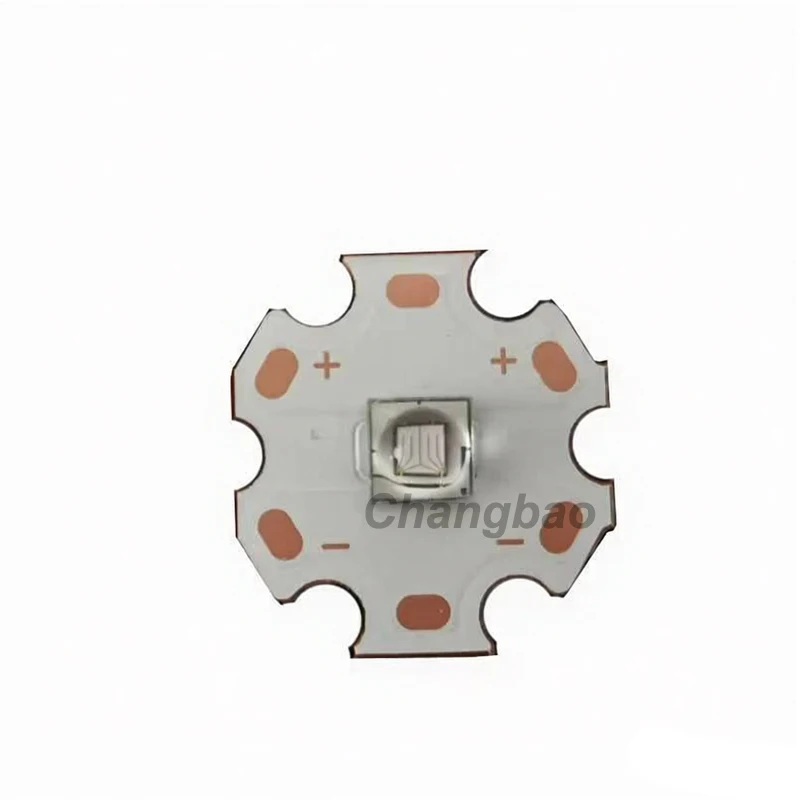10W 5050 UV 365nm 395nm Ultralviolet High Power Led Beads with 20mm Copper PCB