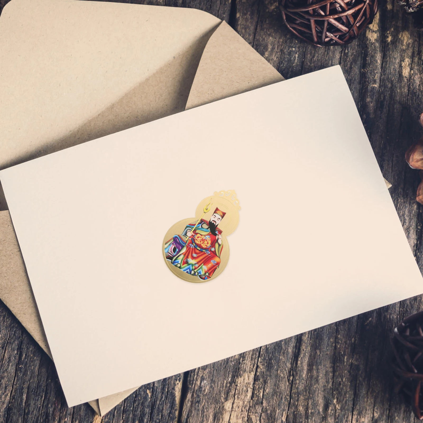 

Exquisite Handcrafted Metal Feng Shui Amulet Card Protection Charm For Home Office Car Traditional Chinese Style Lucky