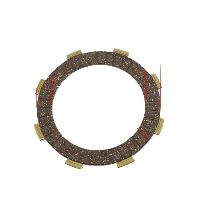Motorcycle Clutch Plate Friction Disc Iron Plate Compatible with Zongshen CG200 Lifan Futian 175 200 300 Tricycle Engine