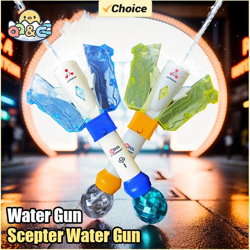 

Children Automatic Electric Water Gun Magic Wand with Light Toy Boys Girls Beach Water Spray Play Game Outdoor Toys For Kid Gift