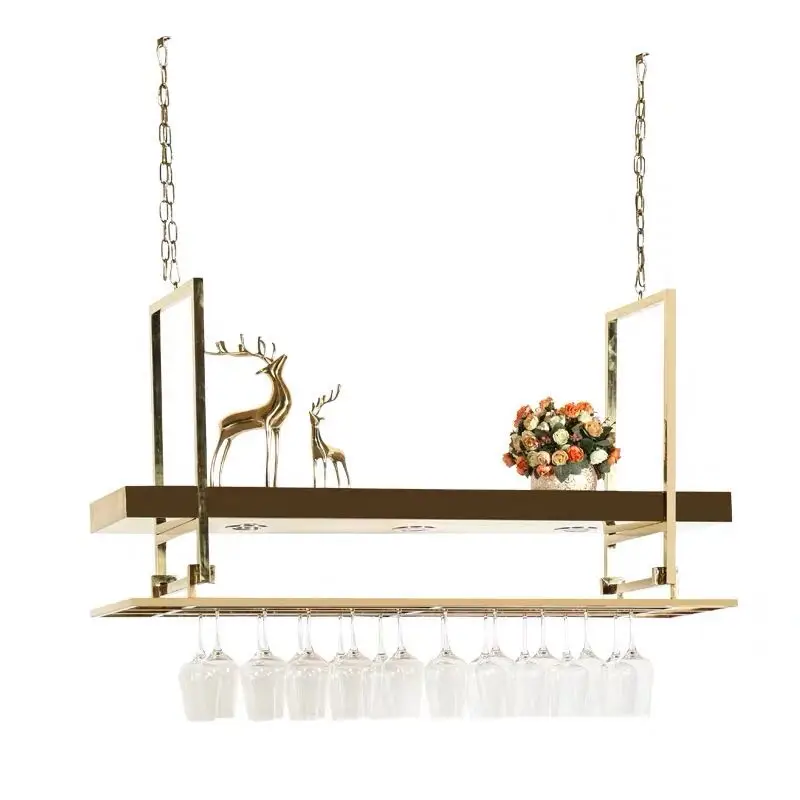 Light Luxury Bar Wine Rack Hanging Rack Hanger Red Wine Glass Holder Upside down Home Creative