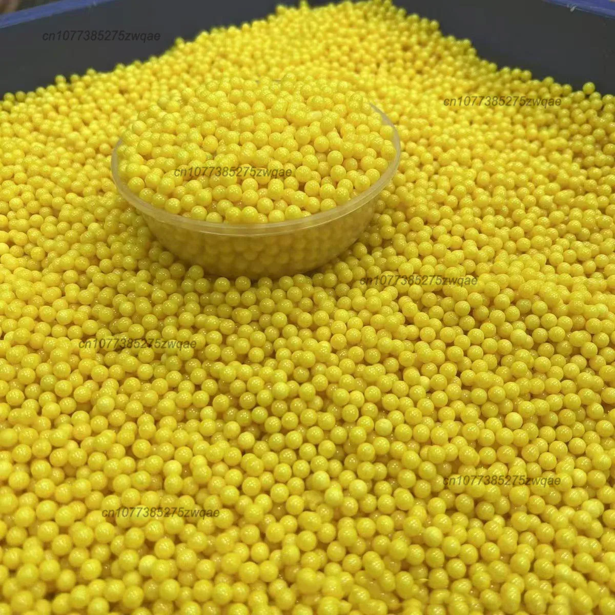 2000 Stück Kunststoffkugel Spielzeugpistole Kugel 6 mm Kinderspielzeug Kunststoffkugel Superharte Kugel Feste Kugel Gelb