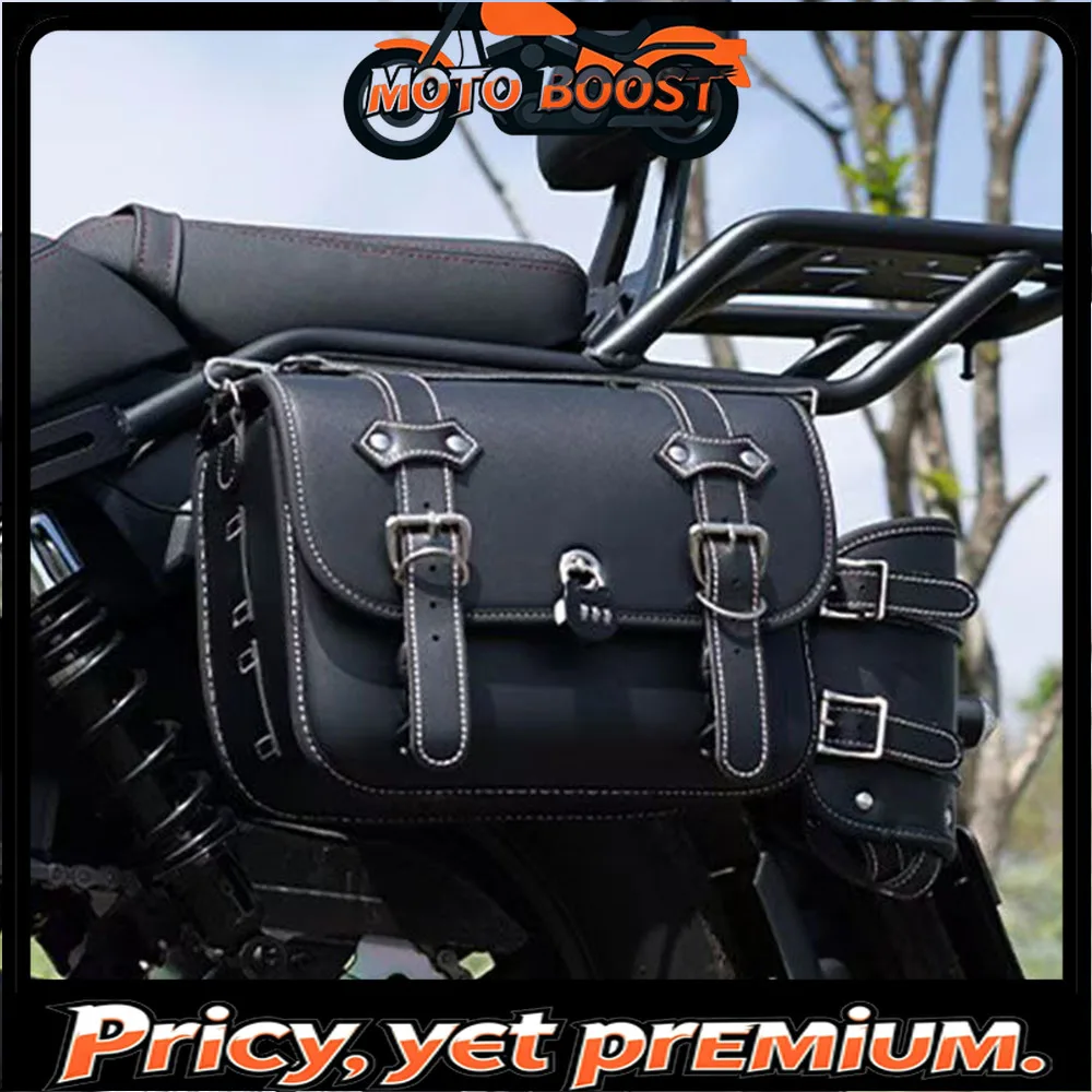 

【Premium quality】For QJ MOTOR 350 SRV 350SRV Waterproof Side Bag, Aluminium Duffle Bag Rack Modified Accessories