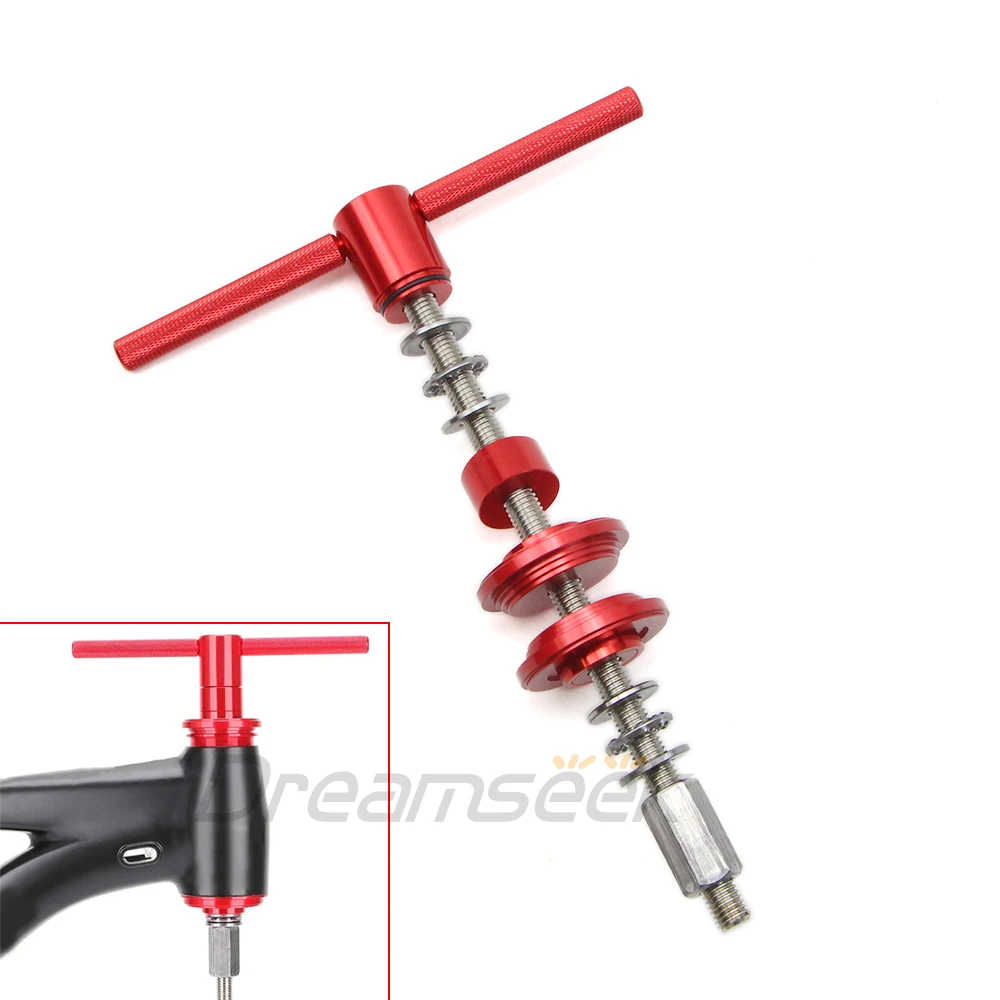 自転車ボトムブラケット-bb-インストールツールマウンテンバイクヘッドセットベアリングプレスツール-mtb-ロードサイクリング修理インストール削除キット