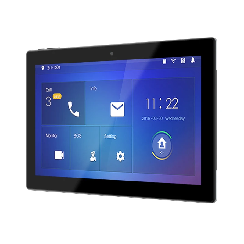 ODM Customize RK3568 Quad-core Cortex-A55 Industrial Wi-Fi Control Panel Luxury Aluminum Case Home Tablet Android 11 10-inch POE