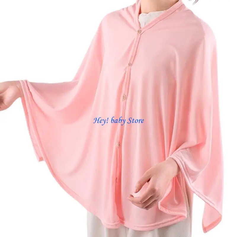 Q1FE الغطاء التمريري الخارجي القطن القابل للتغذية قطعة قماش مضادة للضوء ومنشفة الرضاعة الطبيعية المضادة للعار قابلة للتعديل