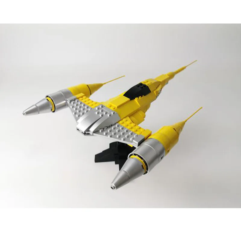 Exquisite Remastered Space Fighter MOC Blocks Detailed Interstellar Bricks for Layout, Collection & Gift - view 3