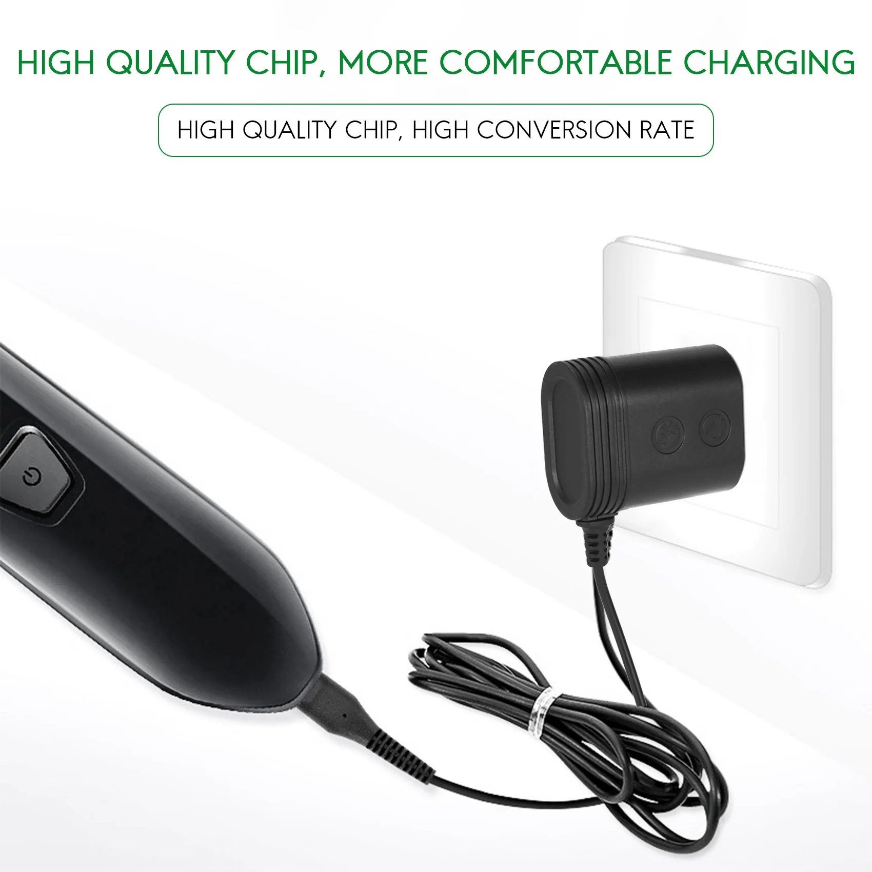 15V HQ8505 for Philips OneBlade QP6520 QP6510 Shaver Razor Charger Power Supply Adapter Cord EU Plug