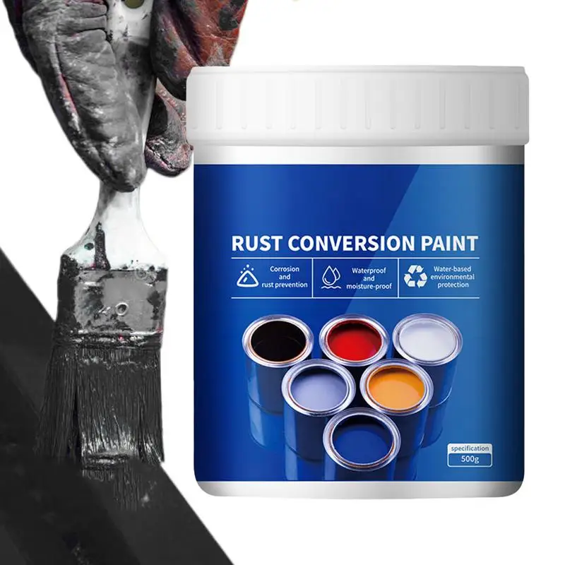 

Rust Converter Paint For Metal Weather Resistant Metal Rust Converter Rust Preventive Paint User-Friendly Rust Remover For