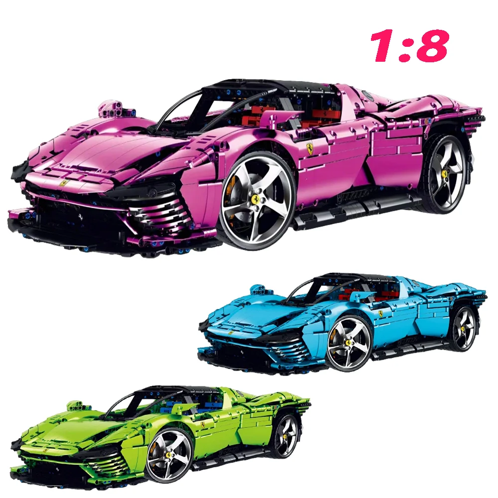 

Technical Racing Sport Car 3778PCS Model Building Blocks City Mechanical Speed Vehicle Supercar Brick Puzzle Toys Kid Adult Gift
