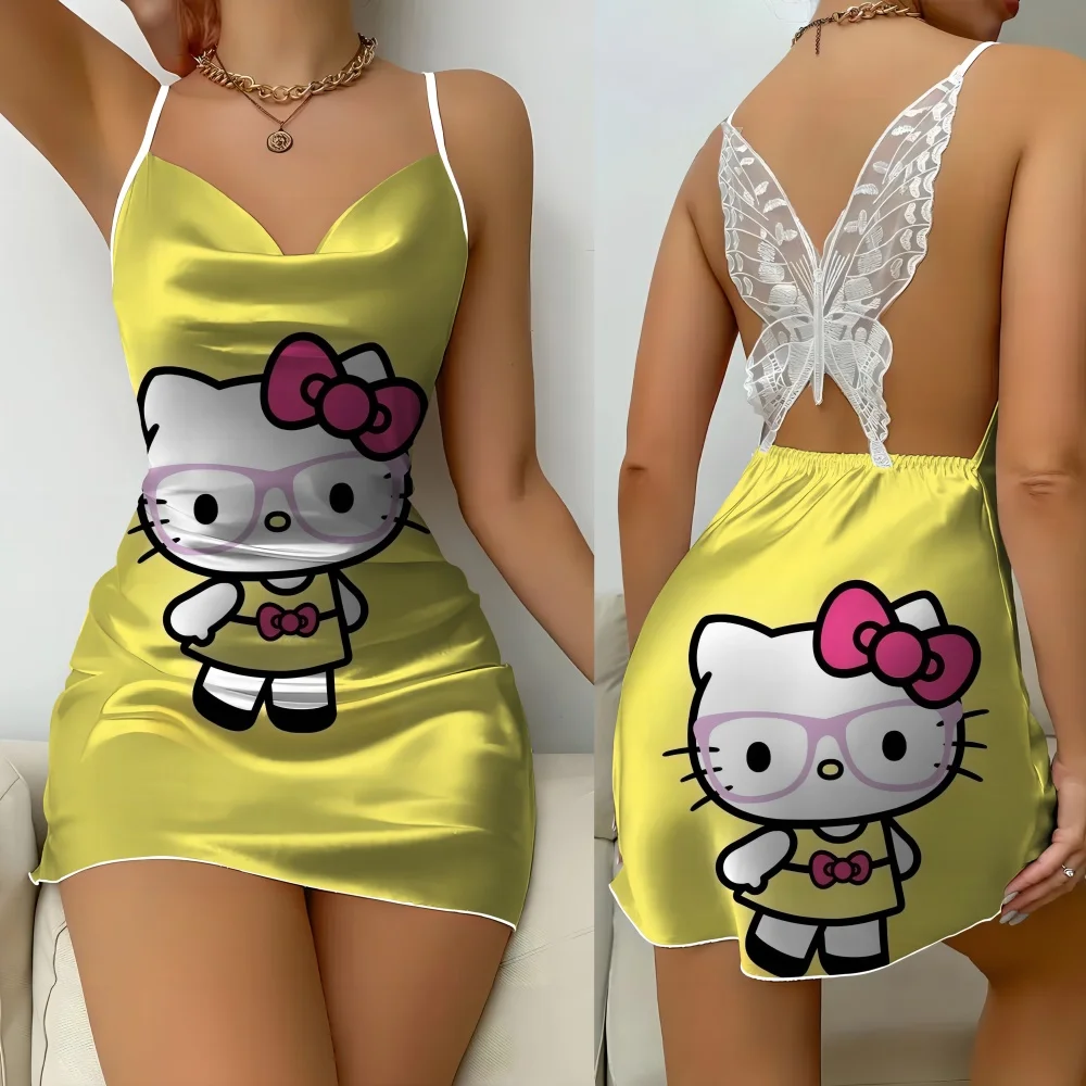 

Women Sleepwear One Piece Dress New Women's Pajamas Woman Free Shipping Cheap Sexy Sleep Wear Female Underwear Babydoll Mickey