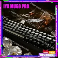IYX MU68 Pro Teclado mecánico interruptor magnético 8k RT0.04 RGB retroiluminado intercambio en caliente E-sports Gamer teclado con cable aleación de aluminio