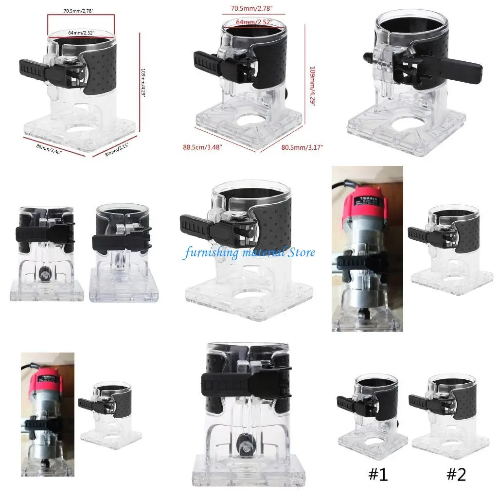 트리밍 기계 목재 라우터 밀링 원형 슬롯 베이스용 Y5GD 원형 절단 지그