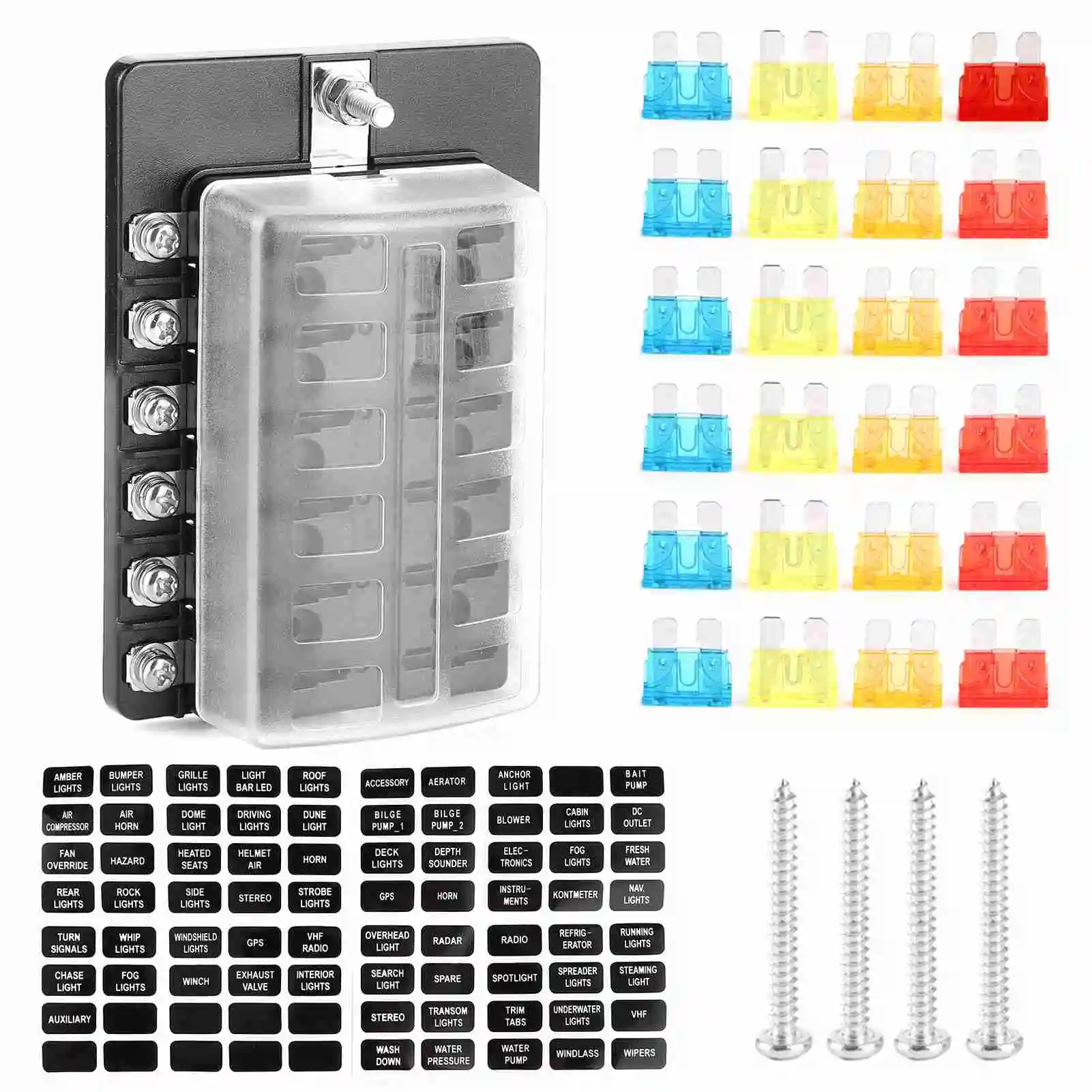 

Блок лезвия, положительные и отрицательные клеммы, водонепроницаемая крышка для внедорожников, лодок, яхт, автомобилей