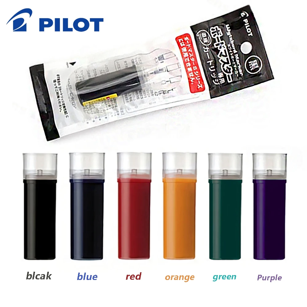 Imagem -02 - Piloto Japonês Whiteboard Marker Pen Recarregáveis Liquid Ink Erase Caneta Whiteboard Papelaria Escola Suprimentos Estudante 23 Milímetros Cores