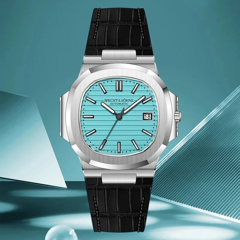 2025 موضة جديدة 40 مللي متر الساخن بيع ساعات المعصم للرجال Specht & Sohne ساعات أوتوماتيكية اليابان ساعة ميكانيكية 50 متر مقاوم للماء #3