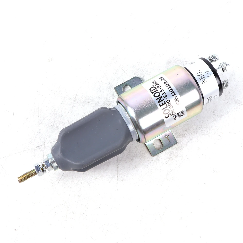 Brandstof Stop Uitschakeling Magneetventiel 24V 600-815-9260, 600-815-9261 Voor Komatsu PC128US WA100 Graafmachine