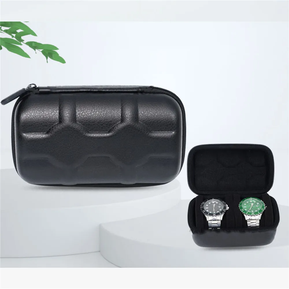 

New Watch Boxes Outdoor Travel EVA Case Zipper Storage Bag Wristwatch Box Waterproof Portable Watch Storage Box Shockproof
