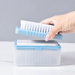 Multifunctional Soap Box Bathroom Roller Brush Type Soap Dish Holder Laundry Soap Drain Box Non-slip Foam Bubbler For Washing