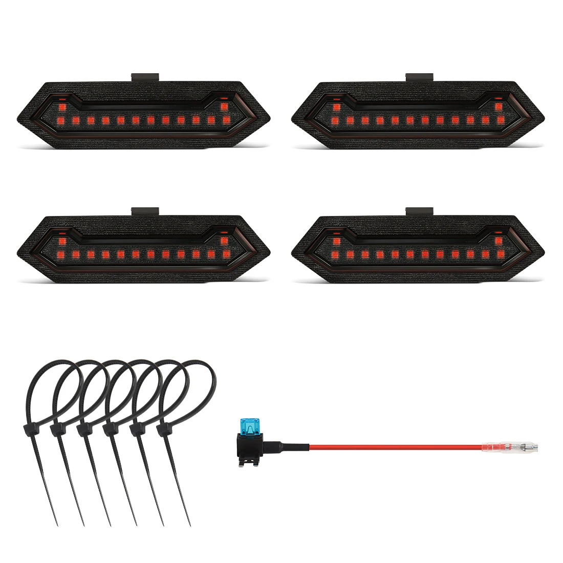 LED RGB Grille Light For Toyota Tacoma TRD Sport 2024 Fog Lamp LED Daytime Running Lamp Daylight Front Bumper Fog Light 12V
