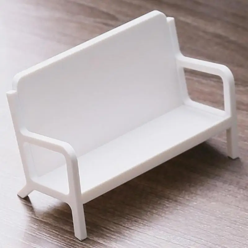 Business Card Holder Desk Card Storage Desk Vertical Holder Sofa Shape Display Case For Photo Decorative Plate Metal Card