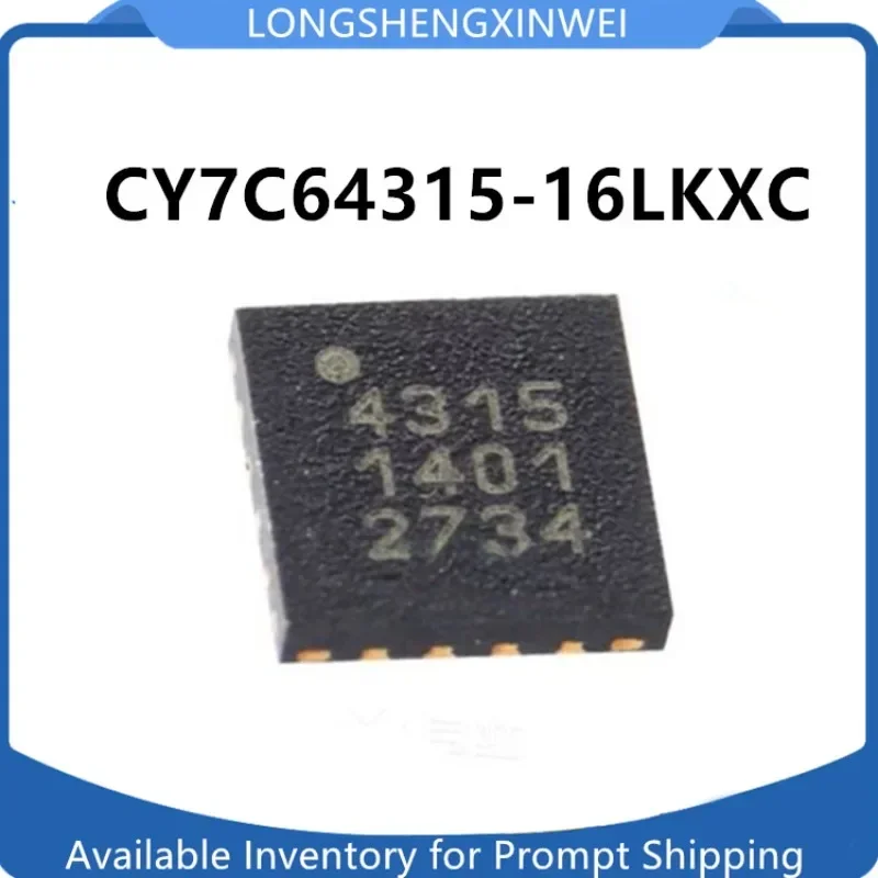 50PCS CY7C64315-16LKXC Packaged QFN-16 New USB 2.0 Microcontroller Chip Original in Stock