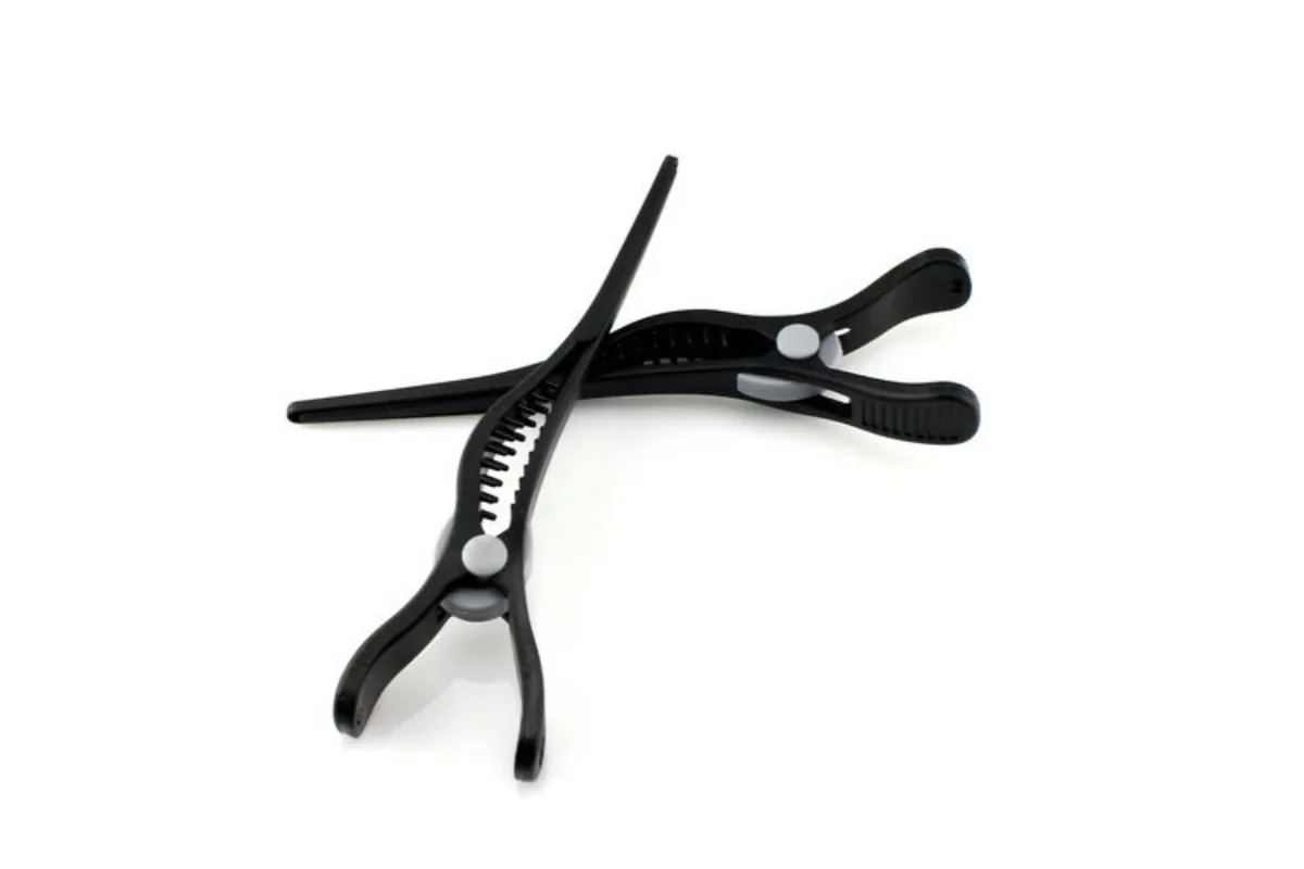 Professional Hairdressing Salon Hairpins Black Plastic Single Prong DIY Alligator Hair Clip Hair Care Styling Tools 머리핀 헤어핀