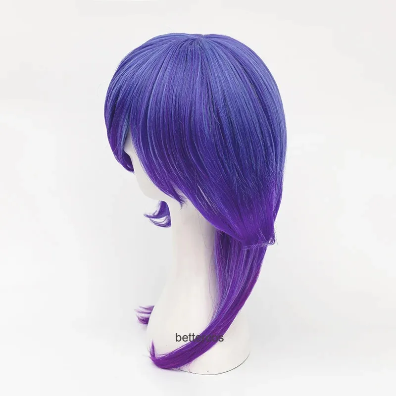 باروكة شعر LOL Neeko، شعر مستعار كوسبلاي لعبة الحرباء الغريبة، مناسب لحفلات معرض الرسوم المتحركة للهالوين #4