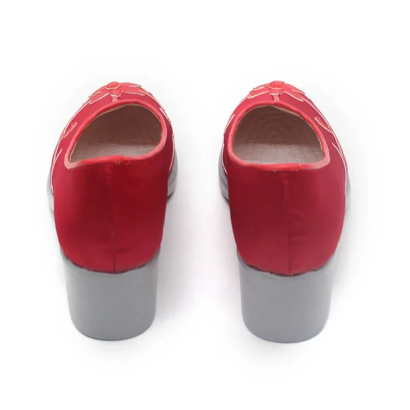 DY20Game Identity V, zapatos de Cosplay para entomólogo, zapatos rojos, zapatos de piel Konghou para Halloween, Navidad, carnaval, fiesta, juego de rol Pro