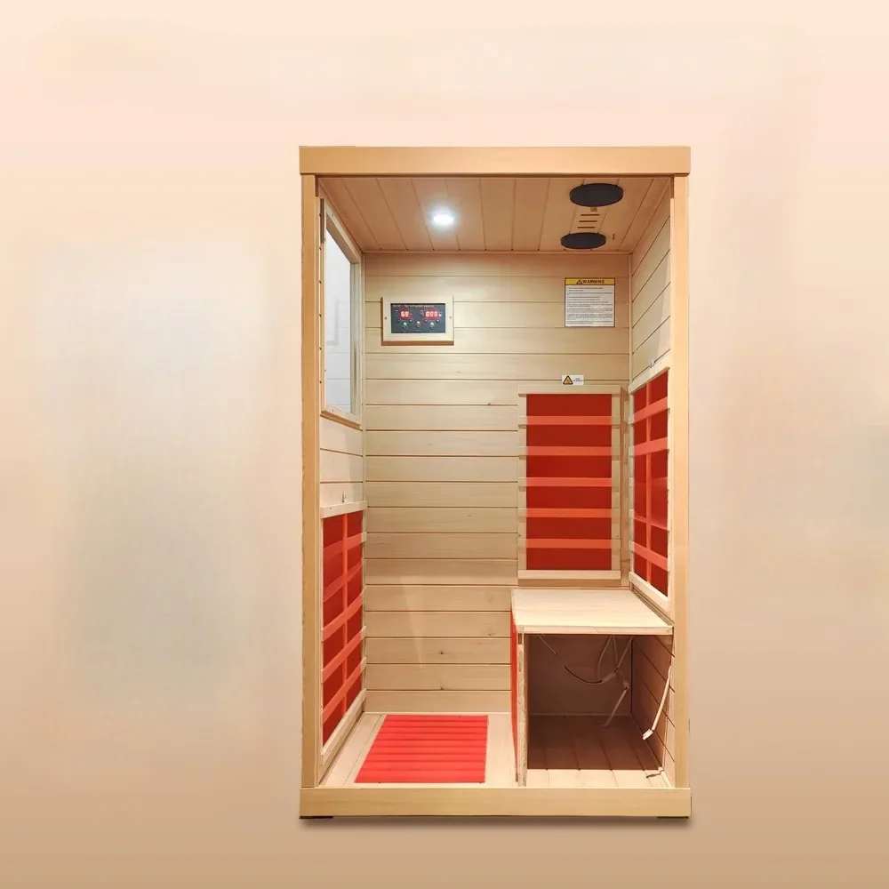 

Infrared Sauna Room, One Household Use Far-infrared Sauna Room, Equipped with Indoor Sauna and Low Electromagnetic Field Heater