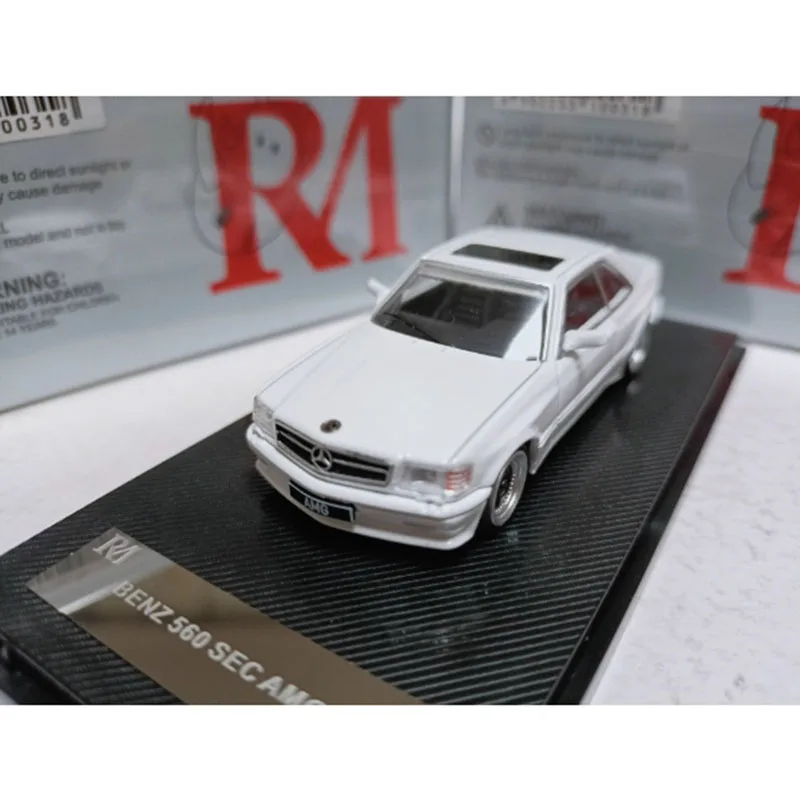 1:64 Scale Benz 560SEC AMG C126 Alloy Sports Model Car Classic Adult Souvenir Gift Static Display Hobby Collection