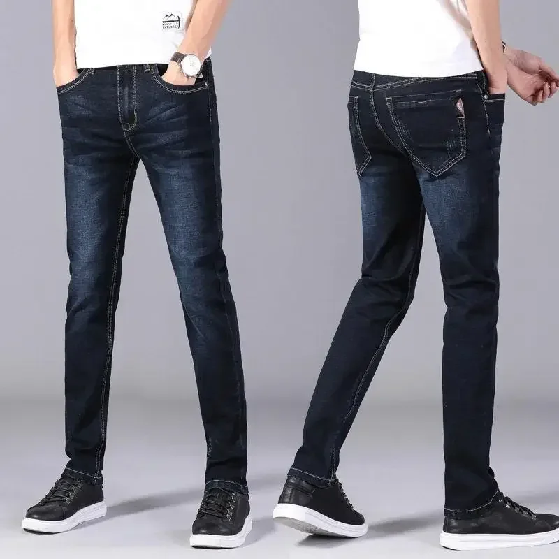 2024 New Arrival High Quality Elastic Slim Jeans Men ,men's Skiny Jeans ,grey Jeans Men,plus-Size 28-40 11 Choices High Quality