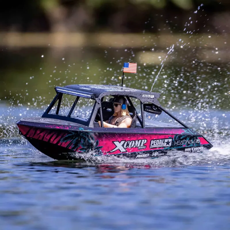 

PROBOAT 1/6 Jetstream RTR Shreddy 24 Inch RC Electric Jet Boat Model Speedboat For Lake River Water Sports RC Hobby Enthusiasts