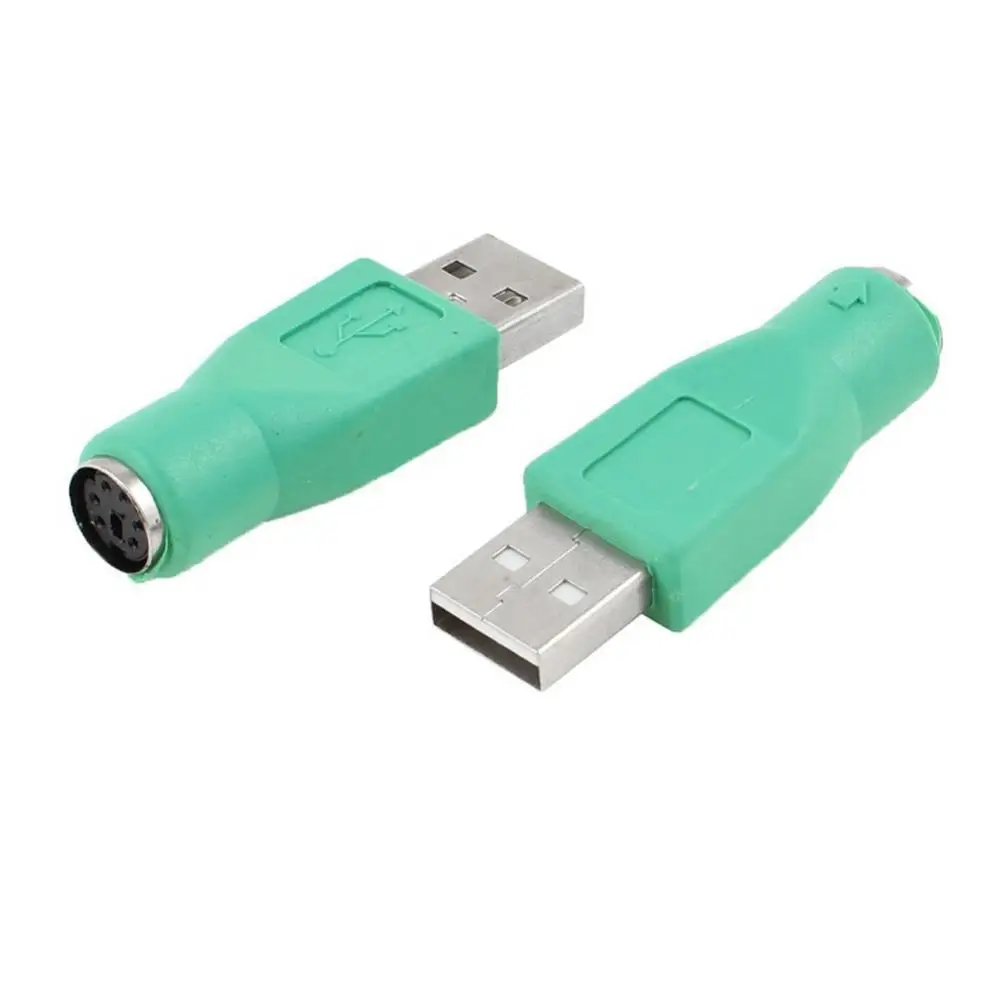 เมาส์คอมพิวเตอร์คีย์บอร์ดหญิงถึง USB ชายอะแดปเตอร์แปลงสําหรับปลั๊กอะแดปเตอร์สายเคเบิล