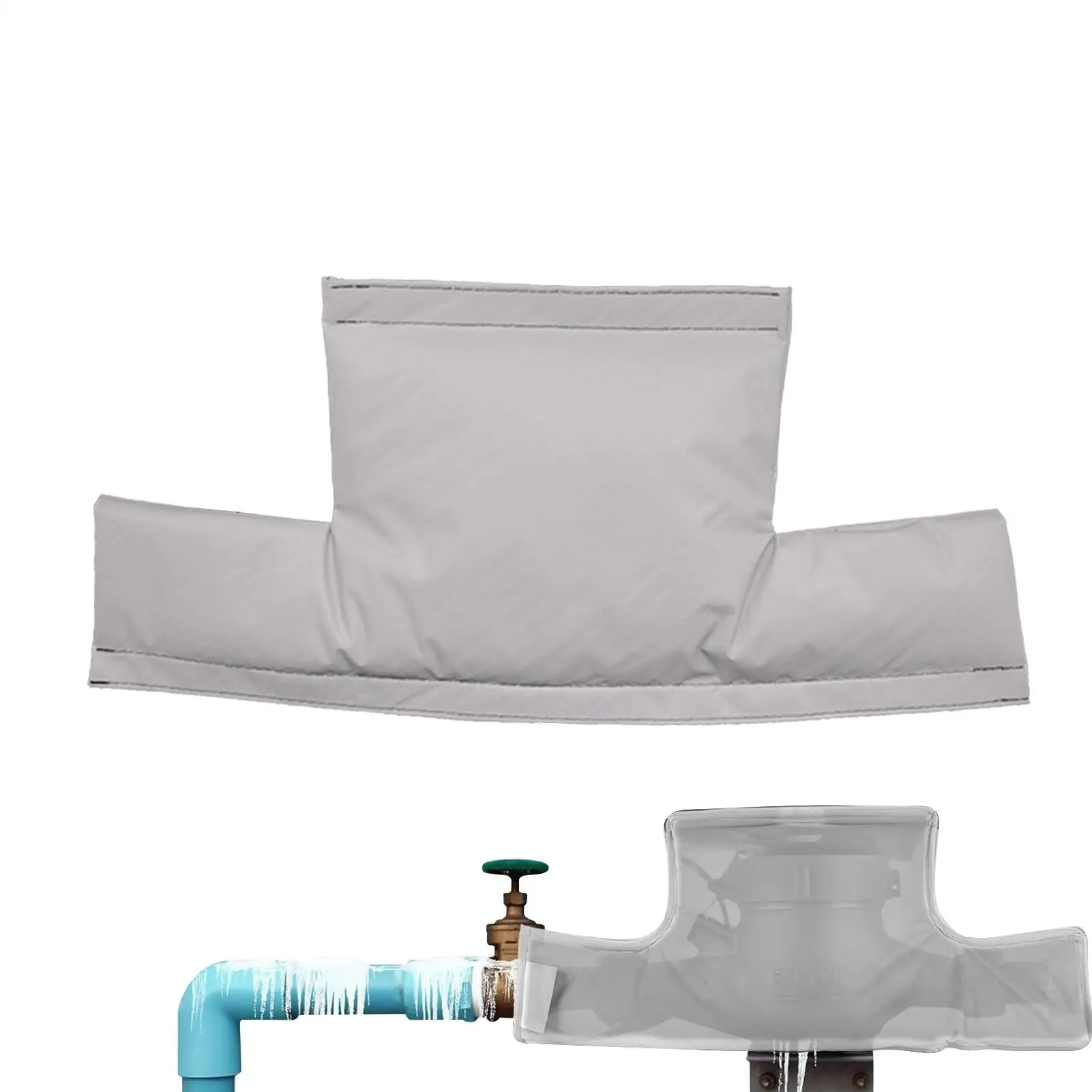 

Крышка для счетчика воды, защитная многоразовая морозостойкая зимняя водопроводная труба, защитная крышка для защиты от замерзания для дома, арендаров, холодной погоды