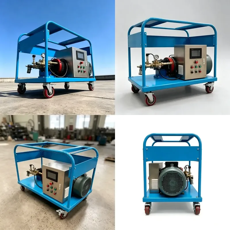 Industrial Stress Testing Pumps With OEM ODM Support 20 30 50 Mpa Portable High Pressure Water Jet Pumps