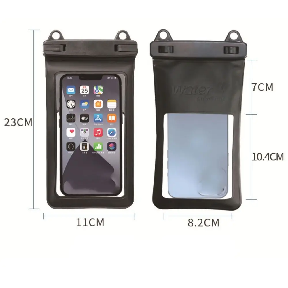 جديد ABS + PVC حقيبة الهاتف مقاوم للماء هوك مزدوج ارتداء قطري حقيبة مقاومة للماء مقاوم للماء جراب هاتف السباحة
