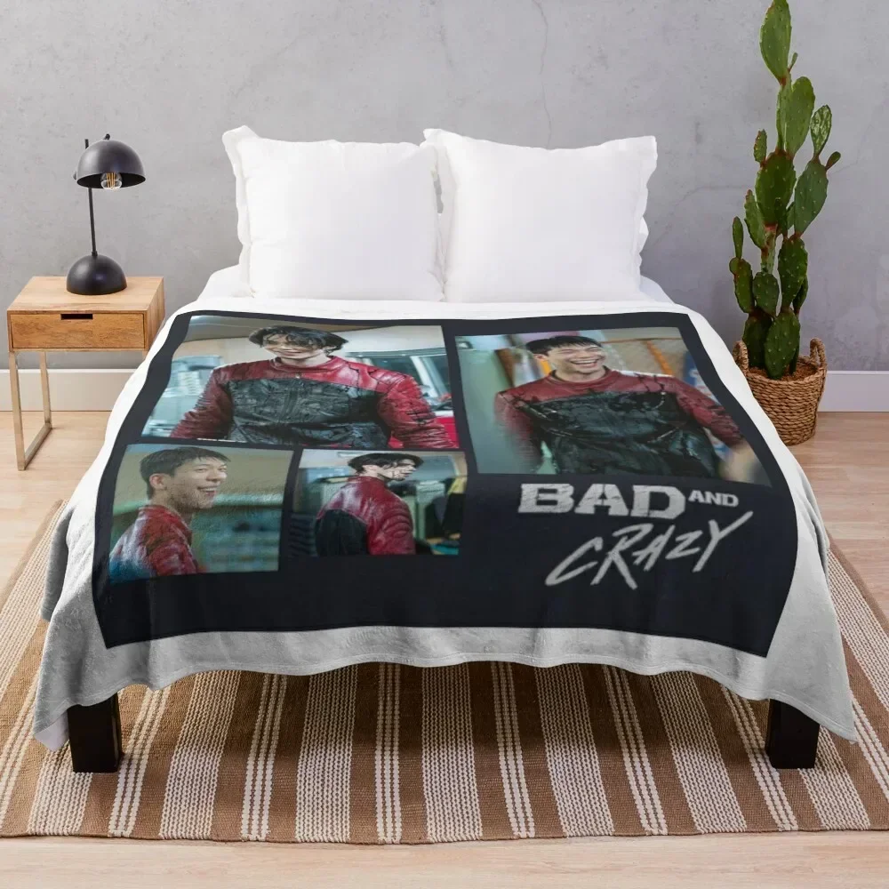 

Bad and Crazy Throw Blanket For Decorative Sofa Decoratives Blankets