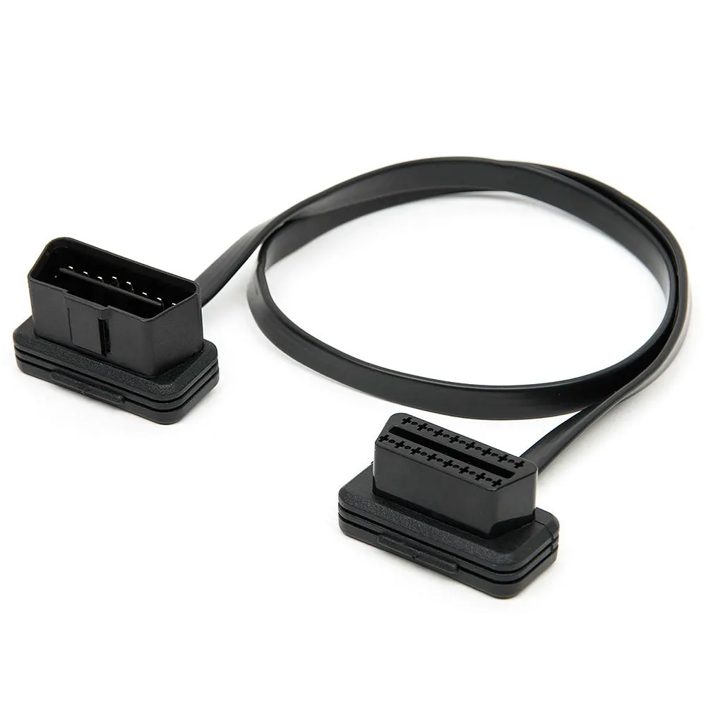 

OBD II OBD2 16 Pin Splitter Extension 1X Male and 2X Female Extension Cable Adapter 60cm Extending The Data Cable 16 Pin Wire