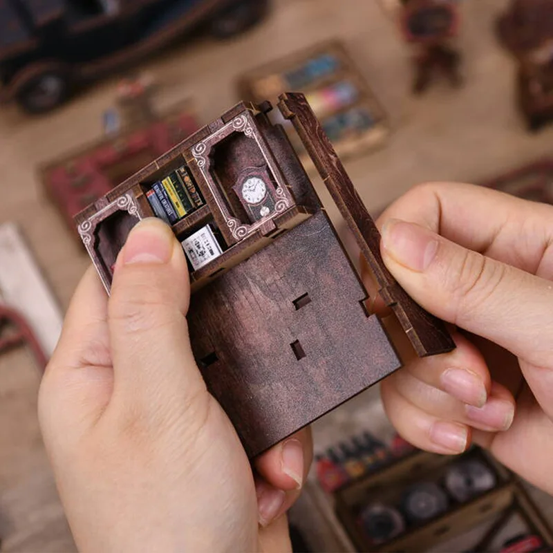 مجموعة منزلية صغيرة جديدة مصنوعة يدويًا لاستوديو المرآب -— نموذج ورشة عمل إصلاح ميكانيكية ثلاثية الأبعاد، ألعاب مكعبات بناء مبتكرة للبالغين #5