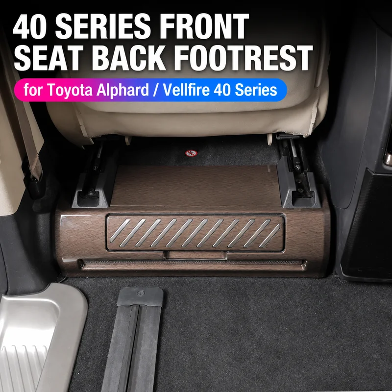 Car Seat Air Vent Trim for Toyota Alphard Vellfire 40 Series Front Seat Outlet Decorative Covers Carpet or Wood Floor 6pcs