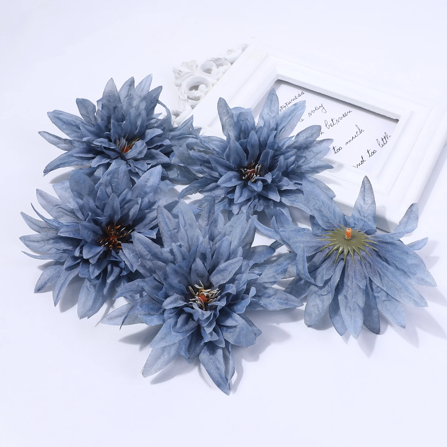 5/10 Stück künstliche Blumenköpfe, 11 cm, künstliche Blumen für Heimdekoration, Partyzubehör, Hochzeit, Hochzeit, Dekoration, DIY-Geschenke, Zubehör – Detail 11